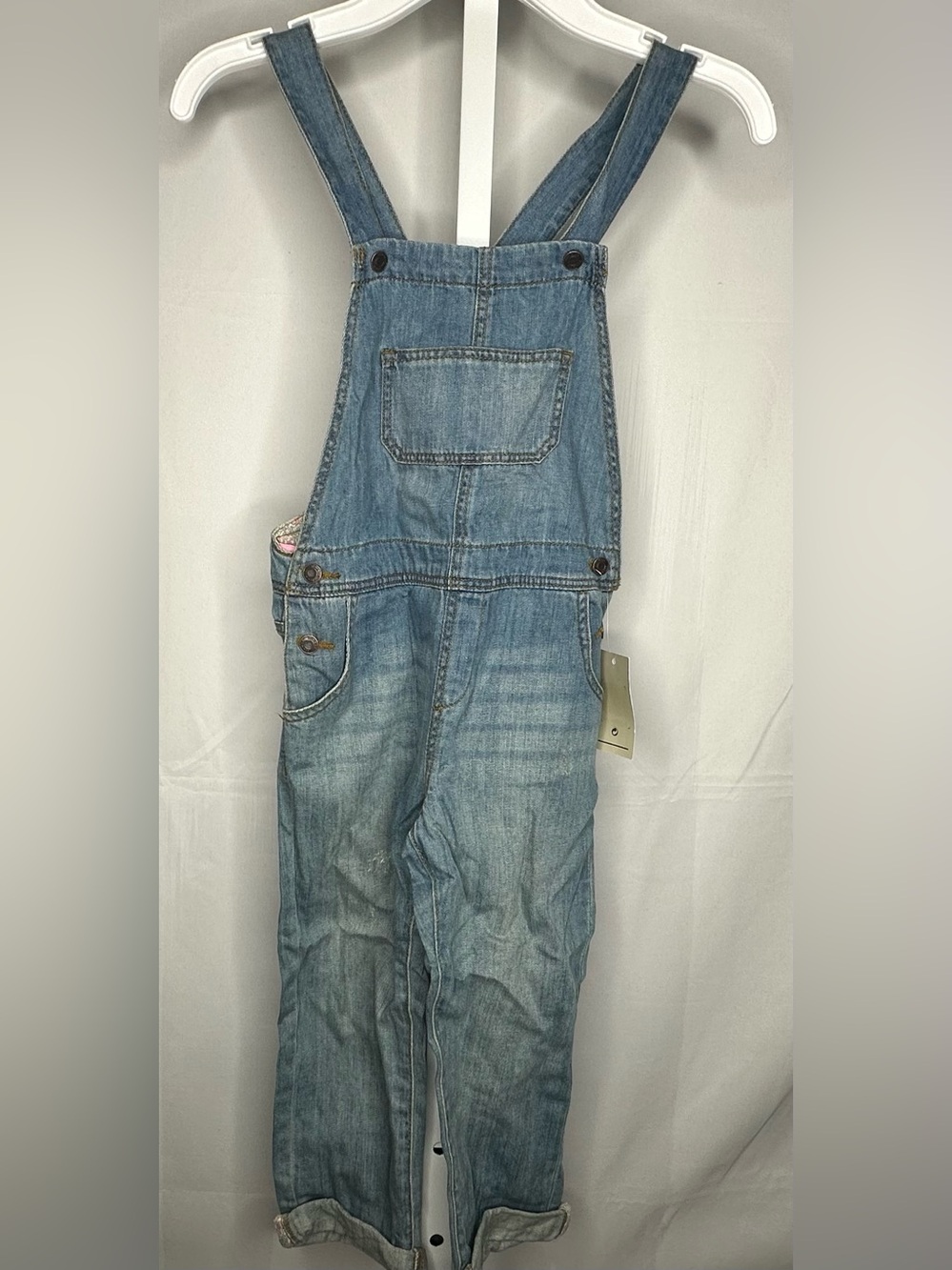 Denim&Co Light Blue Denim Kids Overalls